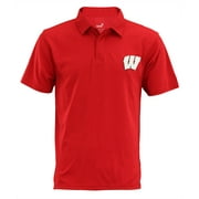 NCAA Men's Wisconsin Badgers Short Sleeve Performance Polo Shirt