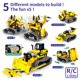 thumbnail image 2 of Kit de construcción de juguetes para robots STEM LECPOP 5 en 1 con 452 bloques, 2 of 6