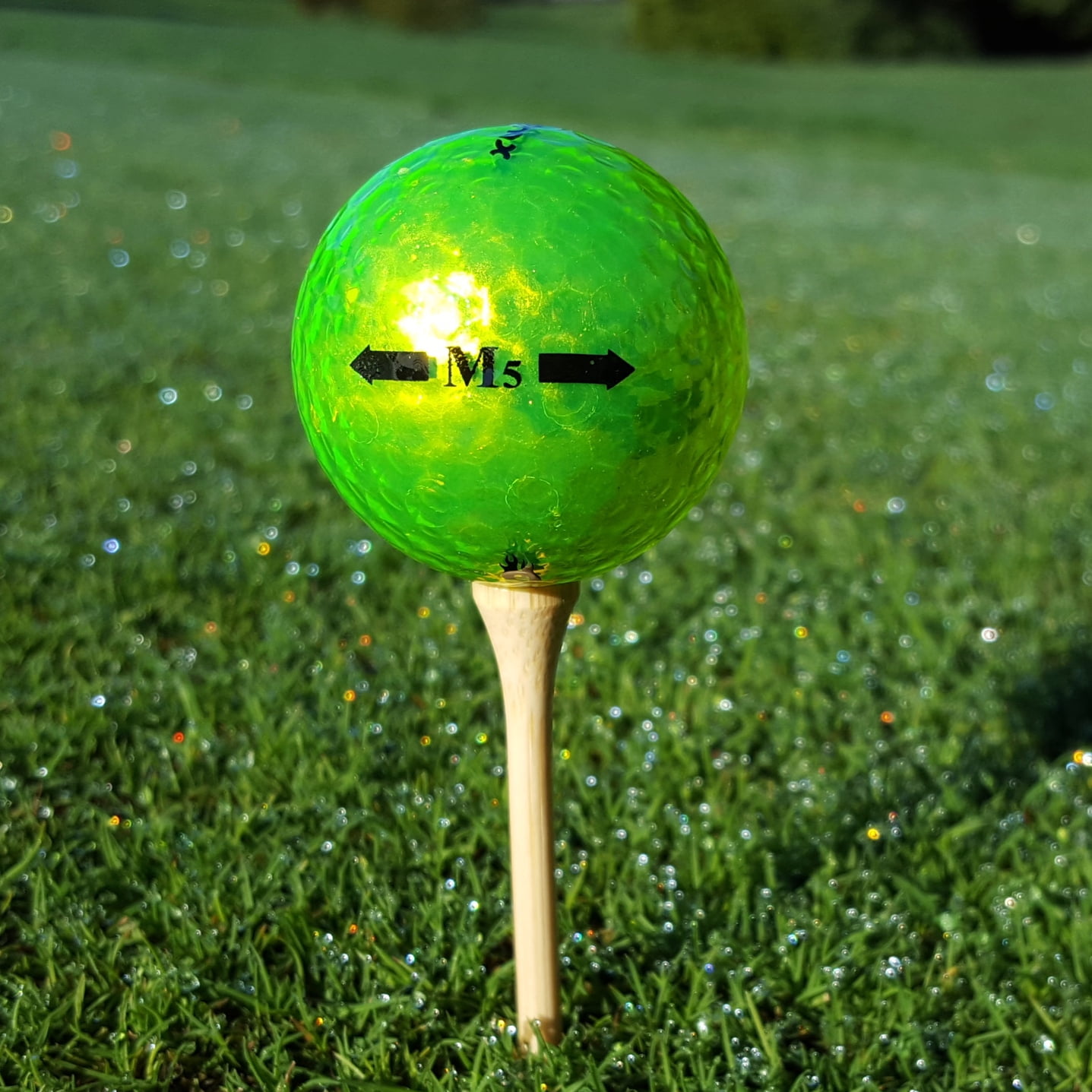 Chromax M5 Golf Balls, Green, 6 Pack