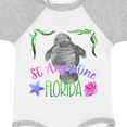 thumbnail image 4 of Inktastic St. Augustine Florida Cute Swimming Manatee Boys or Girls Baby Bodysuit, 4 of 5