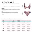 thumbnail image 5 of PAYOHTO Women's Cross Front Bikini Set with High Elasticity Soft Padding Cute Marble Pattern Bathing Suit Crop Top Swimsuit, 5 of 9