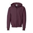 thumbnail image 2 of Gildan - Heavy Blend Youth Full-Zip Hooded Sweatshirt - 18600B - Maroon - Size: S, 2 of 3