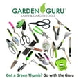 thumbnail image 2 of Garden Guru Eco Dandelion Weeder Tool w/ Ergonomic Wood Handle - 100% Recycled Stainless Steel - Rust Resistant - FSC Certified Wood - Weed Puller for Planting Weeding Flower & Vegetable Care, 2 of 6