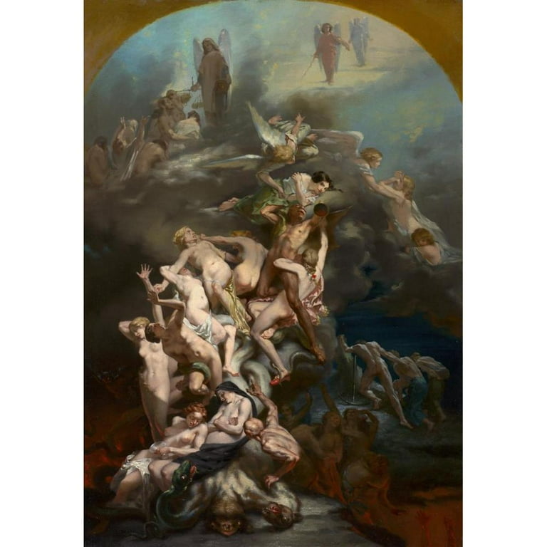 【ラプンツェル様用】MITHOTYN / In The Sign Of The Octave Tassaert 14x18 Black Modern Framed Museum Art Print Titled