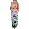thumbnail image 4 of SMihono Robe Maxi Bohème d'Été pour Femmes Grande Taille Robe d'Été pour Femmes Design Décontracté Robe Dégradée Sans Manches Col Suspendu Col en V Longue Robe Robe de Plage Évasée, 4 of 5