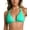 Seafoam, variant on La Blanca womens  Swim Top, 14, Green