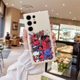 thumbnail image 1 of Proteja su iPhone con estilo con esta moderna funda de goma TPU para teléfono, ¡con un diseño minimalista de dibujos animados!, 1 of 4
