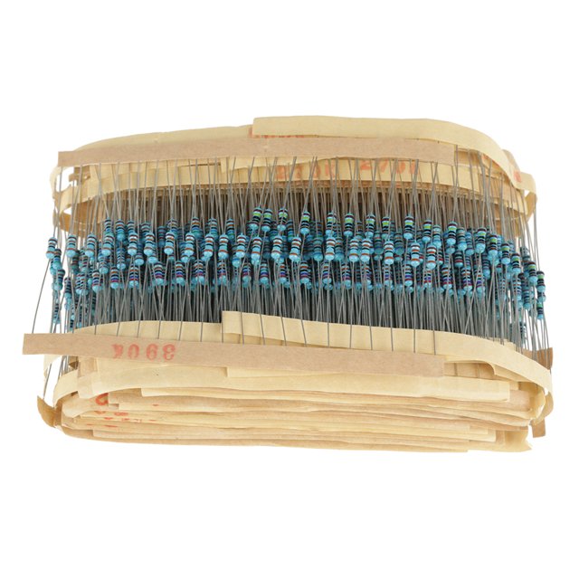 Kit Surtido de resistencias Amonsee 1460 piezas 1/4W película Metálica 1ohm-1Mohm