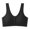 Black, variant on Seamless Pushup Bras For Women Large Ice Silk Front Closure Button Bra Traceless Pregnant Breastfeeding Vest Gathered Bra