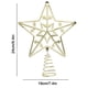 thumbnail image 3 of Árbol de Navidad de Hojalata onlyliua Estrella de Cinco Puntas Tridimensional Hierro forjado, 3 of 5