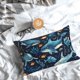 thumbnail image 5 of Balery Playful Whales Underwater Scene Funda de Cojín Estampada, Regalos para Mujeres, Regalos de Amor para Ella, Regalos para Novia o Esposa, Funda de Almohada-14"x20", 5 of 6