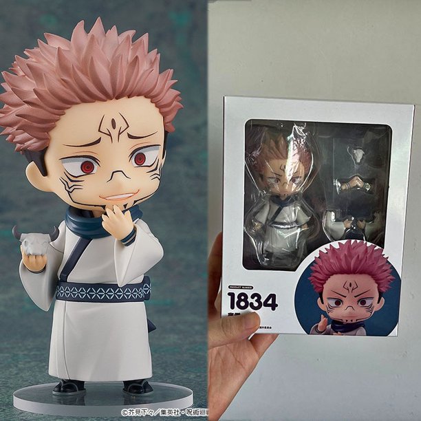 Nendoroid Anime Jujutsu Kaisen Figure 1834 Ryomen Sukuna Action Figurine PVC Toy Q Version Model Decoration Doll Birthday Gifts heqiyong LED