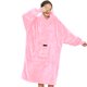 thumbnail image 4 of Manta portátil para mujeres y hombres, sudadera de gran tamaño, súper suave, cálida y cómoda, con capucha y envío directo, 4 of 4