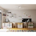 thumbnail image 2 of AirPro 52 in. White 5-Blade AC Motor Transitional Ceiling Fan, 2 of 11