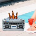 thumbnail image 5 of 1 unidad de cubo enfriador de bebidas, forma de cofre del tesoro pirata inflable, caja para guardar alimentos y bebidas, cubo de hielo para bebidas, playa, piscina de verano, fiesta de Halloween ER, 5 of 5