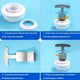 thumbnail image 4 of Herramienta para extracción de tapones de piscina de acero inoxidable | Removedor metálico para conexiones de plomería en piscinas elevadas | Mango duradero | Desatornillado fácil de boquilla de ojo, 4 of 5