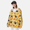 thumbnail image 3 of Fotbe Funny Chicken Chaqueta con Protección Solar UPF 50+ para Hombre y Mujer, Camisa con Capucha y Bolsillos-Small, 3 of 7