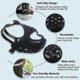 thumbnail image 2 of Short Snout Dogs Muzzle - Soft Silicone Breathable Bulldog Muzzle for Biting, Chewing, Licking, 2 of 5