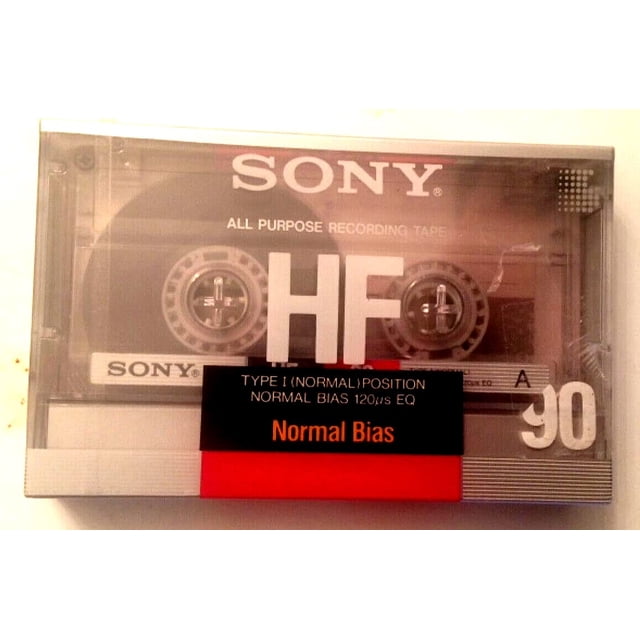 Cinta de casete Sony HF 90 (1985)