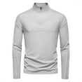 thumbnail image 2 of JTieacloth Mens Basic Tee Tops Men's Fashion Long Sleeved Casual And Comfortable T Shirt(Gray,XL), 2 of 4