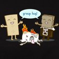 thumbnail image 3 of CafePress - Flaming Marshmallow Group Hug! T Shirt - Women's Traditional Fit Dark T-Shirt, 3 of 4