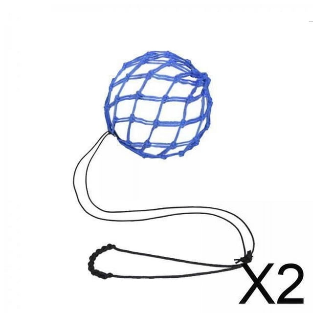2 Entrenadores De Patadas De Fútbol Ajustables Para Niños, Habilidades De Fútbol, pelota De Fútbol, De Red Azul