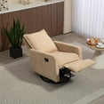 thumbnail image 6 of Manual Swivel Rocking Recliner for Adults, Small Plush Wall Hugger Reclining RV Chair, Glider Swivel Recliner Chair with Foot Rest for Nursery, Living Room and Small Places, 6 of 8