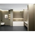 thumbnail image 2 of Aqua Eden VTAP5436R22 54" Acrylic Rectangular 3-Wall Alcove Tub, Right Hand Drain, Glossy White, 2 of 8