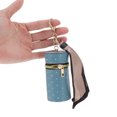 thumbnail image 4 of Unique Bargains 1 Pc Fashion Lipstick Bag with Polka Dot Pattern Handbag Charm Bag Accessories Blue, 4 of 5