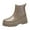 Brown, variant on Rain Boots for Women Waterproof Rubber Chelsea Garden Rainboots Platform Gardening Shoes for Yard Farm