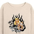thumbnail image 3 of Bratz - Hearts & Flames in a Frame - Women's Lightweight French Terry Long Sleeve Shirt, 3 of 5