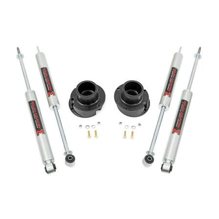 Rough Country 2.5" Leveling Kit w/M1 Shocks for 14-22 Ram 2500/3500 4WD - 37741 Fits select: 2019-2022 RAM 2500 TRADESMAN, 2018 RAM 2500 ST