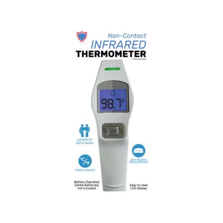 Kole Imports HR453-3 No Touch Infrared Forehead Thermometer - Case of 3