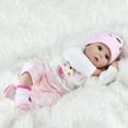 thumbnail image 6 of PYD 22INCH Reborn Dolls Realistic Handmade Soft Silicone Vinyl Adorable Newborn Girl Doll, 6 of 7