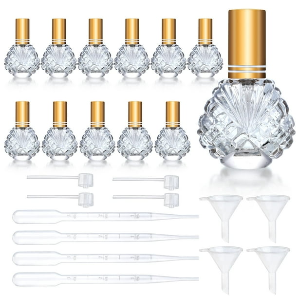 Atomizador de perfume YU FENG, botella de vidrio recargable de 15 ml, 12 unidades