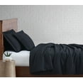 thumbnail image 5 of Truly Soft Everyday Solid 3-Piece Full/Queen Duvet Set in Black, Polyester , Adult, All Season, OEKO-TEX Certified, 5 of 10