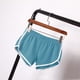 thumbnail image 2 of Pantalones cortos deportivos Umfun para mujer, para entrenamiento, yoga, deportivos, ligeros, para correr, color azul cielo, talla XL, 2 of 5