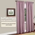 thumbnail image 2 of Cortina ACHIM Cuadro Buffalo 107x160 cm Burdeos Marfil, 2 of 6