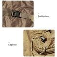 thumbnail image 4 of Wosthever Saco de dormir de algodón Capa usable Impermeable Adulto Cálido Edredón portátil Capa ligera Caminata Equipo de campamento carpas Verde, 4 of 6