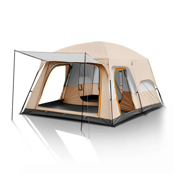 Camping Tent Multi Room Tent Dome 8-12 Person Camping Tent Sunshine Proof Camping Dome Tent Spacious Camping Tent for Outdoor Activities with Convenient Storage Bag