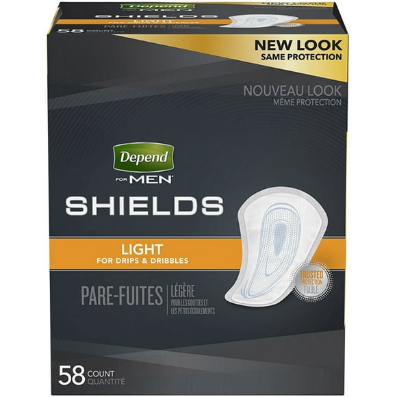 Depends Mens Shields Light