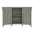thumbnail image 3 of Bush Furniture Salinas Accent - Armoire de Rangement - 3 Tablettes - 2 Portes - Gris Bois Flotté, 3 of 12