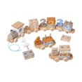 thumbnail image 4 of Tren de cumpleaños de madera juguete de Aprendizaje Temprano desarrollo sensorial Montessori niños número tren regalo de cumpleaños niñas niños, 4 of 9