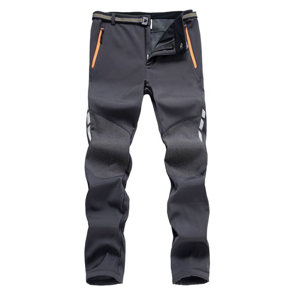 outfmvch men's pants block hiking windproof work warm lined trekking with pockets outdoor fitness softshell pants for men cargo pants