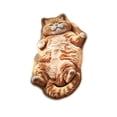 thumbnail image 2 of Adorable Cat Shaped Polyester Bath Rug Washable Absorbent Non Slip Floor Mat Cute Pet Lover Home Decor Gift,D, 2 of 6