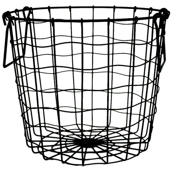 Small Metal Basket Bedroom Laundry Basket Compact Mesh Storage Basket Clothes Organizer for Home