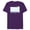 Purple, variant on Marvel Holiday Snow Logo with Rocket Raccoon and Snowman - Short Sleeve Blended T-Shirt for Adults - Customized-Dark Heather
