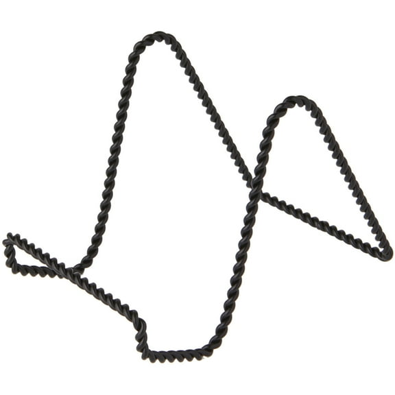 Bard's Twisted Black Wire Easel Stand, 4" H x 3.5" W x 5.5" D, Pack of 3