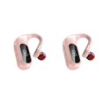 thumbnail image 2 of Bearachild Auricular Inalámbrico Recargable Auricular Pantalla digital Compatible con Bluetooth 5.0 Auricular Auricular colgante, Rosa Type1 NO1, 2 of 6
