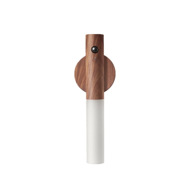 Bearachild Lámpara de noche de inducción automática para Hotel, sala de estar, dormitorio, pasillo, baño, luz de pared recargable, accesorio Iluminación y accesorios nuez